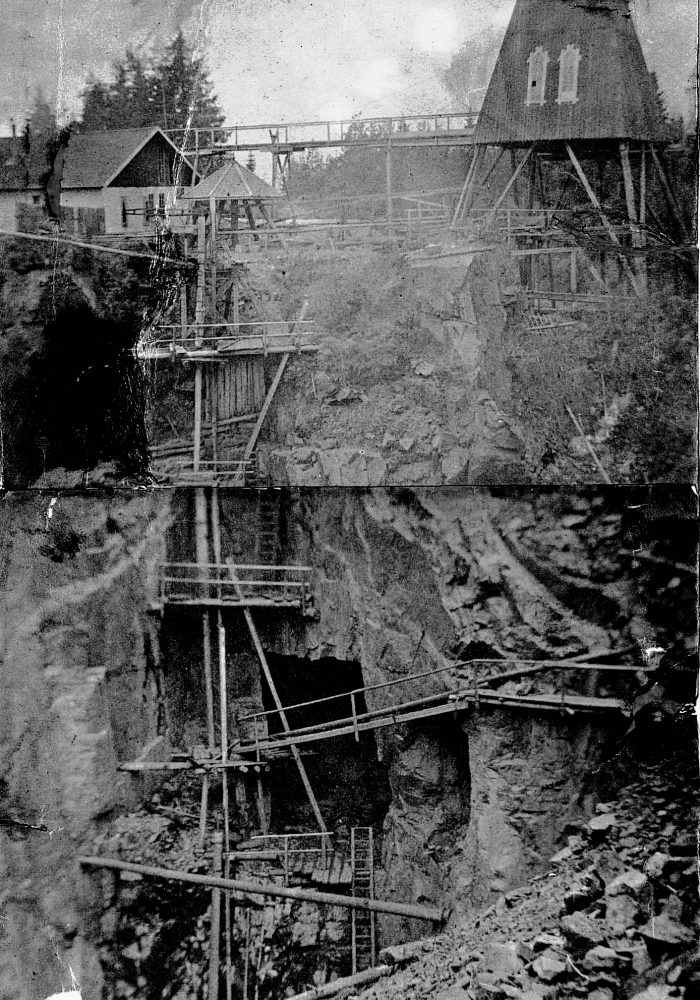 L’entrée des mines de Norberg, Henri Roux de Bézieux, 1883, J 1883 (705)